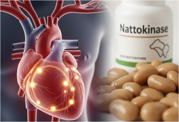 What is the recommended dosage of nattokinase for blood pressure management?